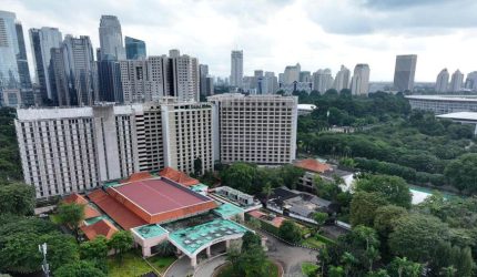 Eksekusi pengosongan eks Hotel Sultan di kawasan Blok 15 GBK Jakarta