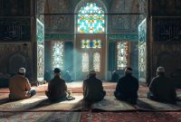 Ilustrasi duduk di masjid (Foto: Freepik)