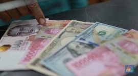 Mayoritas mata uang Asia melemah terhadap dolar AS di tengah meningkatnya permintaan aset safe haven akibat konflik Timur Tengah.(Foto : CNBC Indonesia/Muhammad Sabki)