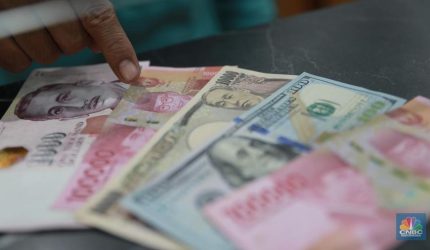 Ilustrasi pergerakan mata uang Asia melemah terhadap dolar AS di pasar keuangan