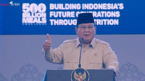 Foto: Presiden Prabowo Subianto (dok. YouTube Setpres)