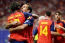 Spanyol menang telak atas Arab Saudi di Piala Dunia 2026. (REUTERS/Claudia Greco)