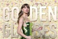 Foto: Taylor Swift menghadiri Penghargaan Golden Globe Tahunan ke-81 di Beverly Hills, California, AS, 7 Januari 2024. (REUTERS/Mike Blake)