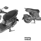 Desain paten skuter listrik terbaru Yamaha yang mengusung tampilan kompak, modern, dan praktis untuk penggunaan harian.(Foto : gaadiwaadi.com)