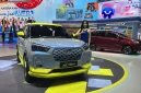 Booth Daihatsu di GIIAS 2026 menampilkan mobil konsep, kendaraan elektrifikasi, dan promo menarik di ICE BSD City, Tangerang.(Foto : Liputan6.com/Arief Aszhari)