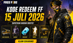 Daftar Kode Redeem FF 15 Juli 2026 Aktif