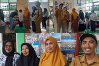 Suasana pengukuran seragam gratis bagi siswa baru TK Negeri Pembina Sungai Penuh, Senin (27/7/2026).