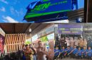 Walikota Sungai Penuh Alfin memotong pita saat meresmikan Gen Auto Care dan Warung Bu Dorlan di Desa Gedang, Minggu (26/7/2026).