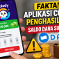 Ilustrasi aplikasi penghasil uang Colady dengan klaim saldo DANA. ( Foto AI)