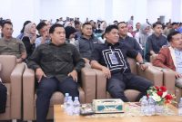 Ketua DPRD Kota Sungai Penuh Hutri Randa menghadiri permainan KIM Hari Bhayangkara ke-80 Polres Kerinci. (Foto: Dok. DPRD Kota Sungai Penuh)