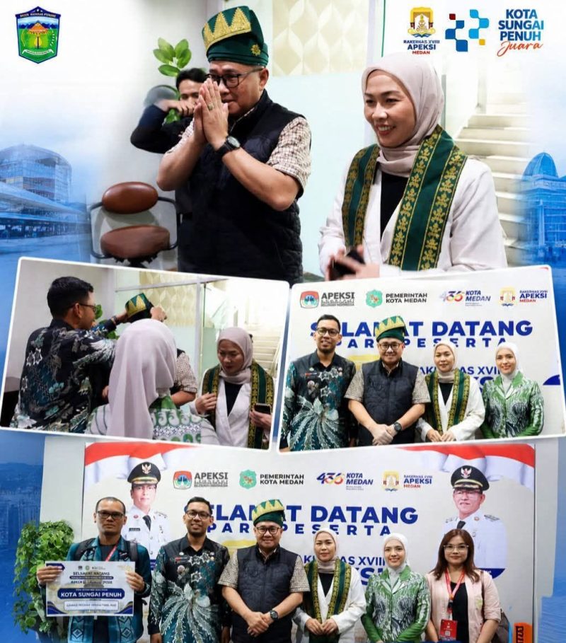 Wali Kota Sungai Penuh Alfin tiba di Bandara Kualanamu, Medan, untuk menghadiri Rakernas APEKSI 2026.