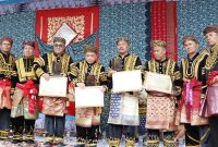 Wako Alfin menerima gelar adat Depati Susun Negroi Tanoh Sunge Pnoh.