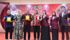 Wako Alfin menghadiri pelantikan pengurus DPD PPNI Kota Sungai Penuh periode 2026–2031, Sabtu (25/7).