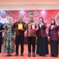 Wako Alfin menghadiri pelantikan pengurus DPD PPNI Kota Sungai Penuh periode 2026–2031, Sabtu (25/7).