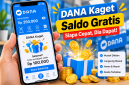 Ilustrasi fitur DANA Kaget yang memungkinkan pengguna berbagi saldo digital melalui tautan dengan sistem siapa cepat dia dapat. ( Foto AI)