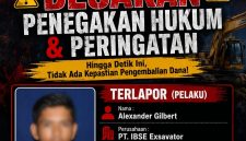 Jeky Mid Chendra mendesak Polda Jambi menuntaskan laporan dugaan penipuan alat berat.