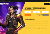 Ilustrasi klaim hadiah gratis melalui kode redeem Free Fire.