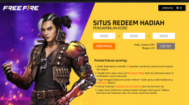Ilustrasi klaim hadiah gratis melalui kode redeem Free Fire.