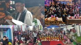 Wawako Azhar Hamzah menghadiri Malam Seni Kenduri Sko Rio Jayo di Sungai Penuh.