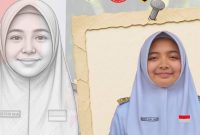 Siswi SMAN 1 Solok Selatan masuk nominasi nasional Paskibraka. ( Foto istimewa)