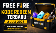 Kode Redeem FF Terbaru 2 Juli 2026 Masih Aktif