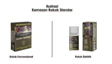 Foto: Ilustrasi Kemasan Rokok Standar. (Dok. Kementerian Kesehatan)