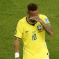 Neymar bersama Timnas Brasil.