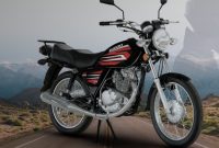 Suzuki Thunder 125 banyak dimanfaatkan sebagai motor untuk usaha bensin eceran karena kapasitas tangki besar.( Foto : Dok.Suzuki )