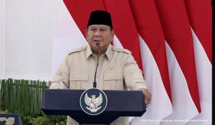 Presiden Prabowo Subianto menyampaikan kebijakan ekspor satu pintu SDA melalui DSI dalam Sidang Kabinet