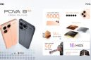 Tecno Pova 8 5G hadir dengan baterai 8000mAh dan fitur Alive Matrix Display yang unik.(foto : Dok.Tecno)