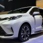 Tampilan Toyota Granvia Hybrid yang hadir sebagai MPV premium dengan desain modern dan fitur mewah.(Foto: Muhammad Hafizh Gemilang/detikcom)