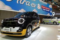 Wuling Aira EV edisi terbatas hasil kolaborasi dengan Toy Story 5 dipamerkan di GIIAS 2026, ICE BSD City, Tangerang, Kamis (30/8/2026).( Foto: Ridwan Arifin/detik.com) 