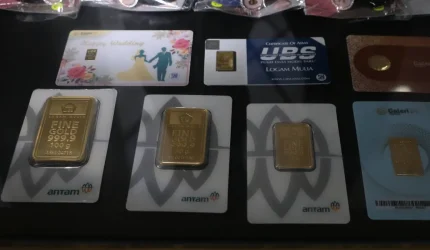 Harga emas Antam, Galeri24, dan UBS di Pegadaian hari ini.