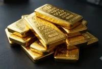 Harga emas dunia kembali menguat dan bertahan dekat level tertinggi dalam tujuh pekan terakhir.( Foto : Ilustrasi by AI)