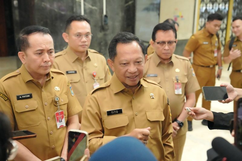 Mendagri Tito Karnavian menjelaskan dukungan pemerintah untuk pembayaran gaji PPPK dan belanja pegawai daerah.(Fopto : Dok. Humas Kemendagri)