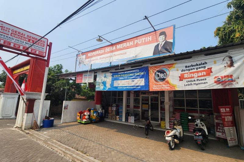Gerai KDMP Desa Wonokerto yang kini berkembang menjadi ritel modern.(Foto : Kompas.com/MOH.ANAS) 