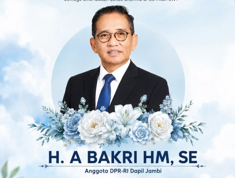 DPRD Kota Sungai Penuh menyampaikan duka cita atas wafatnya H. A. Bakri HM, SE. ( Foto DPRD Sungai Penuh)