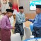 Wawako Sungai Penuh Azhar Hamzah saat menghadiri HUT ke-61 Tanjab Barat.( Foto : Diskominfosta Sungai Penuh)