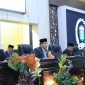 Ketua DPRD Sungai Penuh Hutri Randa memimpin Rapat Paripurna HUT RI ke-81.