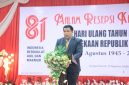 Hutri Randa menghadiri resepsi HUT ke-81 RI, Senin (17/08).