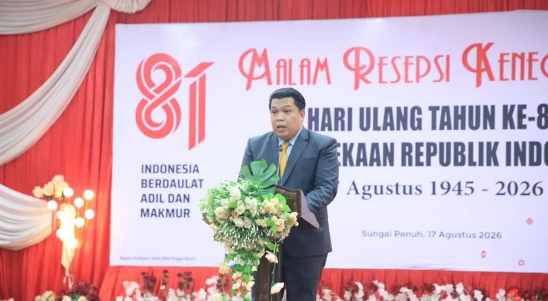 Hutri Randa menghadiri resepsi HUT ke-81 RI, Senin (17/08).