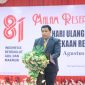 Hutri Randa menghadiri resepsi HUT ke-81 RI, Senin (17/08).