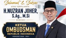 Ketua DPRD Kota Sungai Penuh Hutri Randa menyampaikan ucapan selamat kepada H. Nuzran Joher atas terpilihnya sebagai Ketua Ombudsman RI periode 2026–2031.