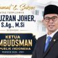 Ketua DPRD Kota Sungai Penuh Hutri Randa menyampaikan ucapan selamat kepada H. Nuzran Joher atas terpilihnya sebagai Ketua Ombudsman RI periode 2026–2031.