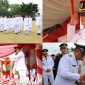 Wali Kota Sungai Penuh Alfin, S.H. memimpin upacara HUT ke-81 Kemerdekaan RI di Lapangan Merdeka, Senin (17/8/2026).