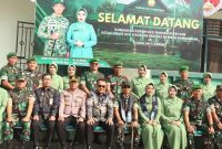Wali Kota Sungai Penuh Alfin, S.H., foto bersama Danrem 042/Garuda Putih Brigjen TNI Nyamin, S.I.P., M.M.