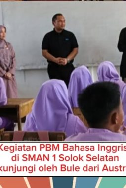 Siswa SMAN 1 Solok Selatan Menembus Dunia Lewat Bahasa