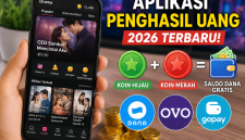 Ilustrasi aplikasi penghasil uang dari menonton drama.