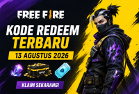 Ilustrasi pemain Free Fire dan kode redeem terbaru. ( Foto AI )