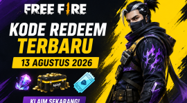 Ilustrasi pemain Free Fire dan kode redeem terbaru. ( Foto AI )